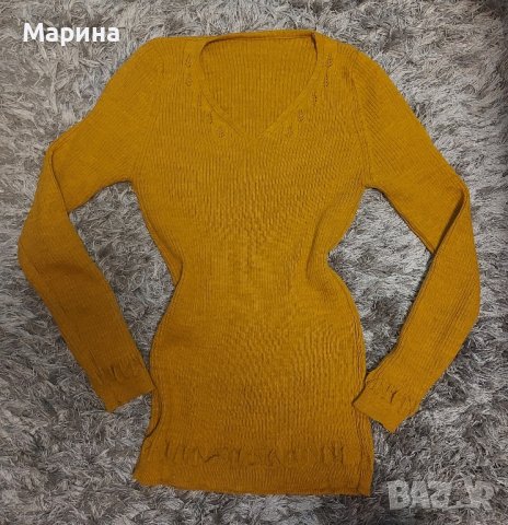 Плетена блуза, снимка 1 - Блузи с дълъг ръкав и пуловери - 44061686