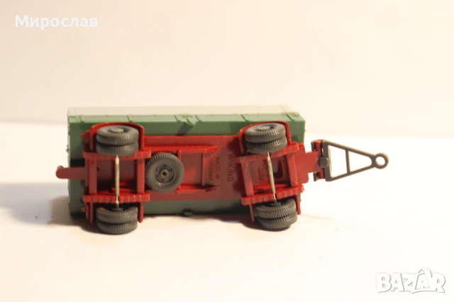 WIKING H0 1/87 РЕМАРКЕ КАМИОН МОДЕЛ ТИР, снимка 3 - Колекции - 53166755