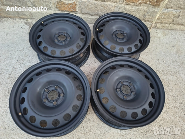 5х100 - 16 цола оригинални метални джанти 5x100 от volkswagen 5 x 100, снимка 3 - Гуми и джанти - 51584761