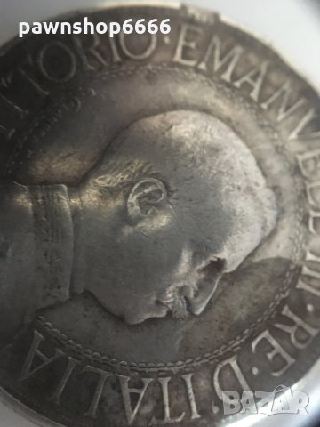 Сребърна монета Италия 2 лири, 1910, снимка 15 - Нумизматика и бонистика - 35344001