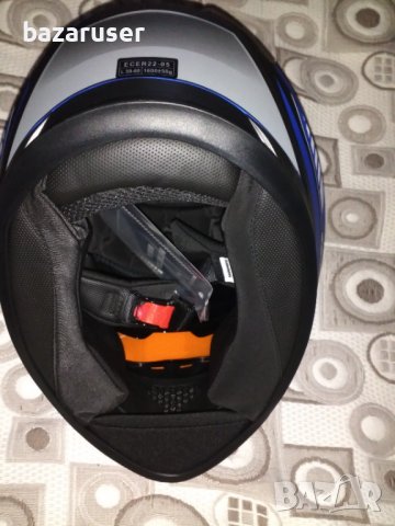 Каска мотор RIDERO интегриран син размер XS,S,M,L,XL/Гаранция 12 месеца/, снимка 14 - Аксесоари и консумативи - 29764243