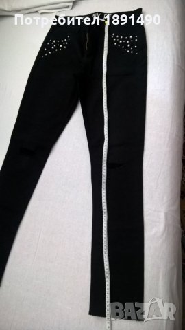 Ново черно дънки ''H&M", снимка 8 - Дънки - 26232912