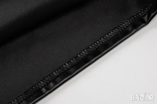 Къса черна рокля без презрамки, снимка 7 - Рокли - 47514700