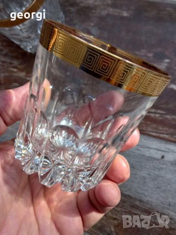 четири чаши за уиски Ritz с позлата , снимка 5 - Чаши - 42958063