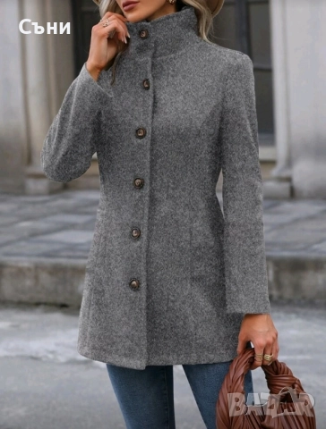 Елегантно дамско палто , снимка 4 - Палта, манта - 52345825