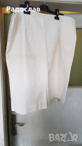 Дамска бяла пола лятна запазена, снимка 1