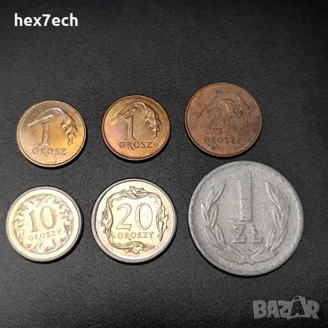 ❤️ ⭐ Лот монети Полша 6 броя ⭐ ❤️