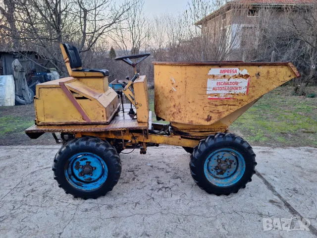 Дъмпер 4х4 20к.с.дизел Ruggerini въртящ леген с хидравлика, снимка 14 - Индустриална техника - 49425498