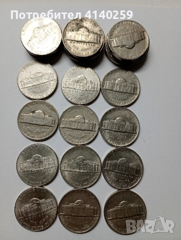 САЩ МОНЕТИ ГОЛЯМ ЛОТ 5 ЦЕНТА 1958 до 2020 г , снимка 8 - Нумизматика и бонистика - 52451361