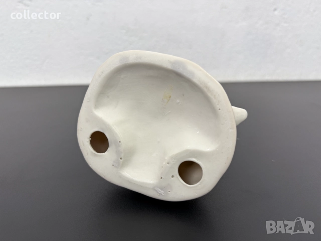 Испанска порцеланова фигура на момиче с гъски. №7577, снимка 7 - Колекции - 52301440