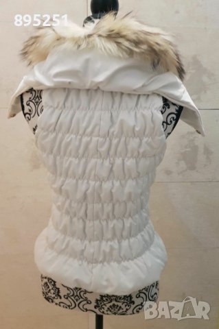 Бял елек на италианския бранд PHARD Размер S/М, снимка 6 - Елеци - 43516449