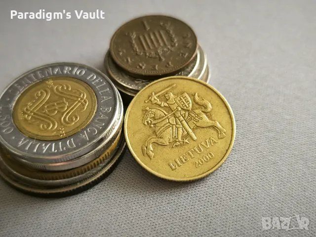 Монета - Литва - 50 цента | 2000г., снимка 2 - Нумизматика и бонистика - 47563603