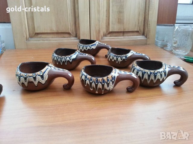 Големи керамични кратунки чаши купички, снимка 1 - Антикварни и старинни предмети - 34727963