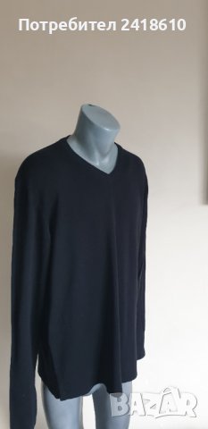 Emporio Armani  Cotton Knit Мens Size 56/ XL - 2XL  НОВО! ОРИГИНАЛ! Мъжка Блуза Пуловер!, снимка 4 - Пуловери - 43228644