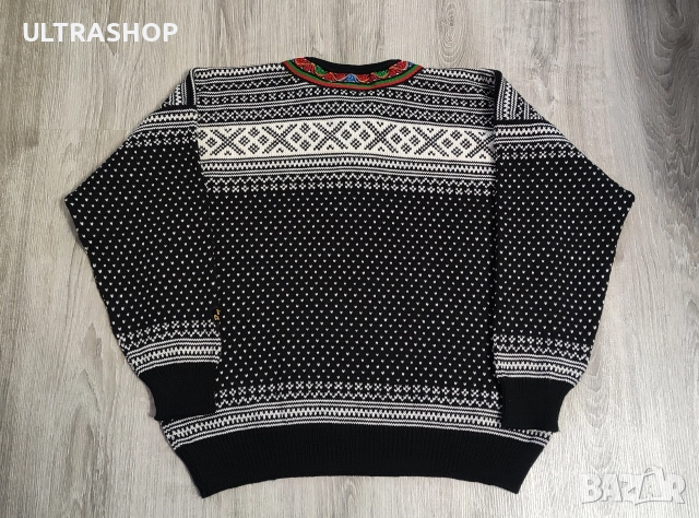 Мъжки вълнен пуловер DALE OF NORWAY Размер: XL Отлично състояние, снимка 9 - Пуловери - 52894111
