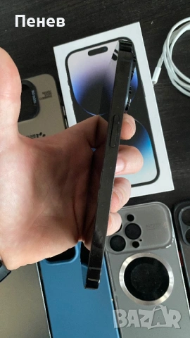 Iphone 14 PRO Space Black 128GB + кейсове и зарядно, снимка 4 - Apple iPhone - 53021481