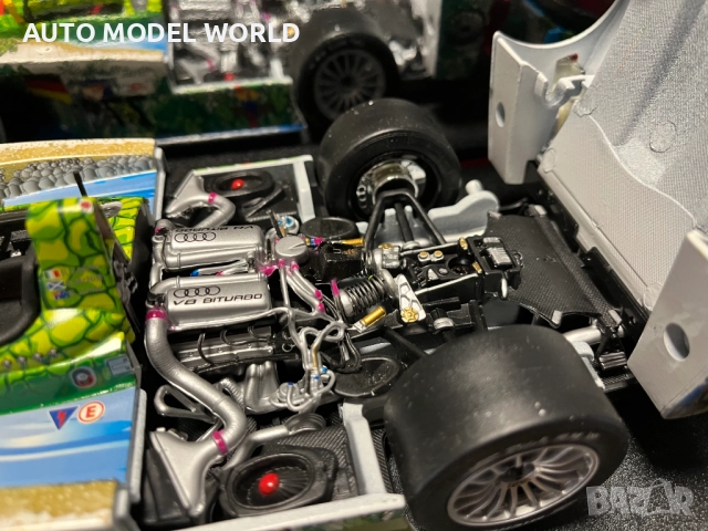 MAISTO колекционерски модел AUDI R8 TDI Le Mans ''The Crocodile" 1:18, снимка 4 - Колекции - 52795050