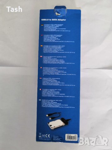 Адаптер LogiLink от USB 2.0 към SATA, снимка 3 - Кабели и адаптери - 29024847
