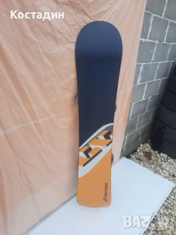 Сноуборд  CRAZY CREEK  rave  145см  с автомати, снимка 8 - Зимни спортове - 52461679