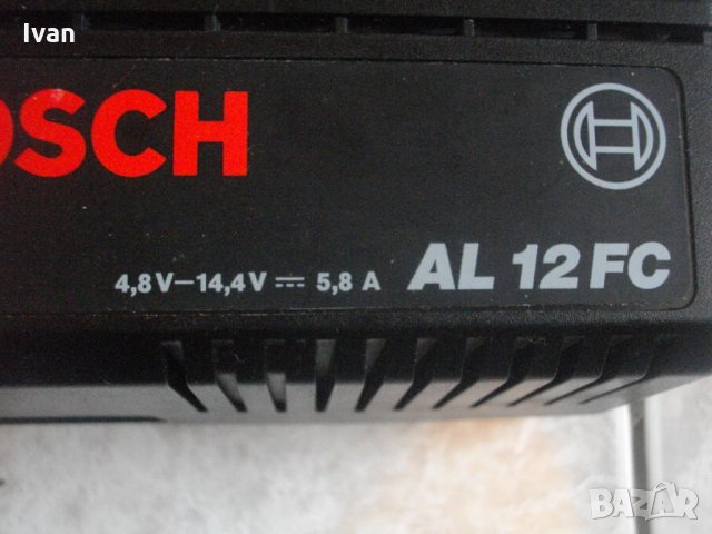 5,8A-4,8V-14,4V-140W-Bosch AL12FS-ЗА ЧАСТИ-ЗА РЕМОНТ-Бош-Зарядно-5,8Ампера-4,8-14,4 Волта, снимка 10 - Винтоверти - 33382268