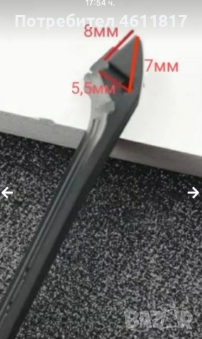 Силиконова каишка за Corum, снимка 3 - Каишки за часовници - 52077867