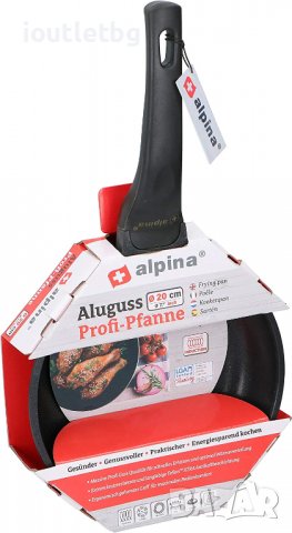 Alpina Profi Line Тиган от лят алуминий 24/28см, Германия, снимка 2 - Съдове за готвене - 38798877