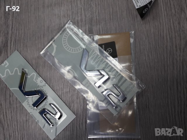 A1408173915**NEU**Емблеми за Мерцедес**Емблема **V 12**Mercedes** 600SL SL 600, снимка 2 - Части - 36718334