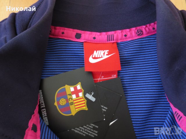 Nike FC Barcelona Authentic Track Jacket, снимка 6 - Спортни дрехи, екипи - 27916022