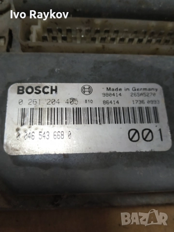 FIAT BRAVA BRAVO , ECU 00465436680 , BOSCH 0261204405, снимка 2 - Части - 52655302