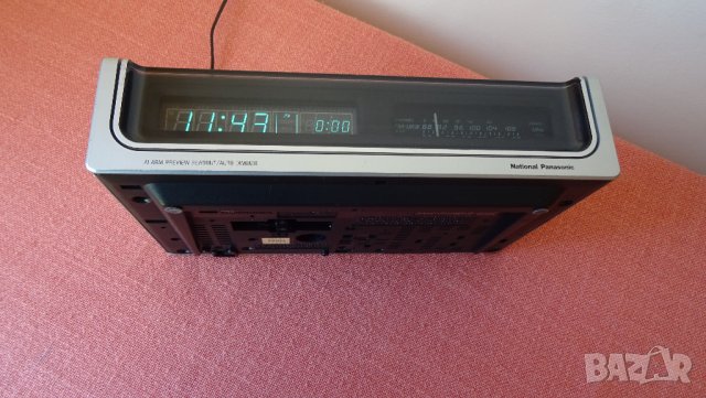 vintage national panasonic rc-220bs clock radio, снимка 8 - Радиокасетофони, транзистори - 32570698