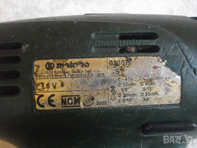 13мм-Metabo Impuls 12V-15,6V-Метабо-Боди За Винтоверт-12 -15,6 Волта-Немско-Импулсно-Отлично, снимка 13 - Винтоверти - 33470456