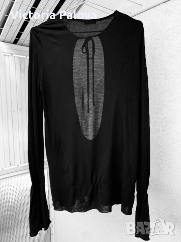 Тънка блуза JELO интересен модел, снимка 2 - Блузи с дълъг ръкав и пуловери - 36956852