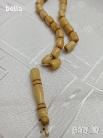 Броеница камилска кост -21 зърна без попа.Цена 150 лв, снимка 3 - Други ценни предмети - 50448735