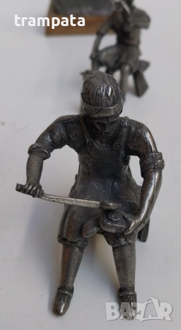 НАЙ ДОБРАТА ОФЕРТА 9 бр. ЛОТ Стари метални миниатюри фигури , професии, Daalderop , снимка 8 - Антикварни и старинни предмети - 52613524