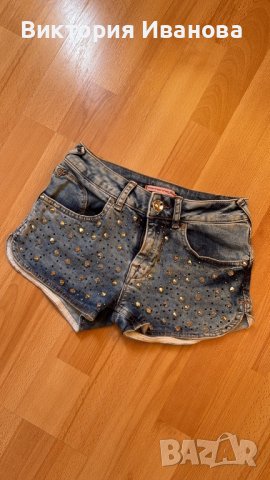 Дънкови панталони, носени броени пъти , снимка 1 - Къси панталони и бермуди - 37051780