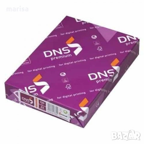 Копирен картон DNS PREMIUM А3 – 200 грама, бял, 250 листа Код: 436418-1