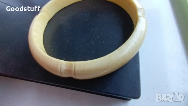 Слонова кост гривна Стара винтидж , снимка 7 - Гривни - 51954352