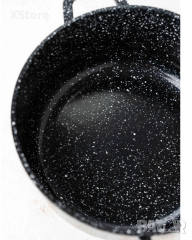 Комплект тенджери Goldmann -2.3\4.5\6.5\2.3L., Лят алуминий, Мраморно покр., отвътре/отвън, снимка 9 - Съдове за готвене - 52507740