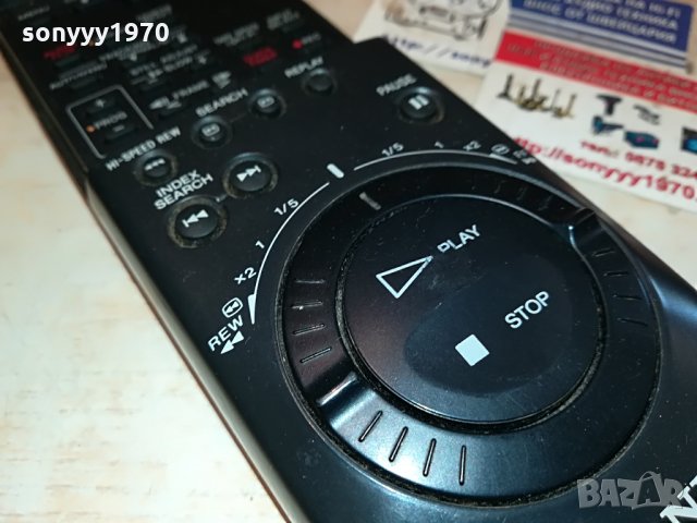 sony rmt-v146e vhs vtr/tv remote germany 1706211401, снимка 3 - Дистанционни - 33247049