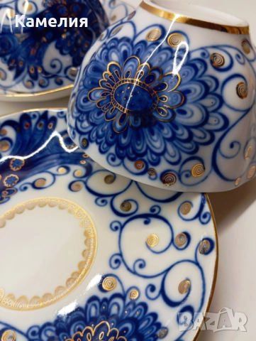 Руски порцелан , снимка 7 - Чаши - 52225872