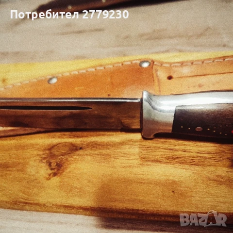 Ловен нож ръчна изработка от Едно време!, снимка 18 - Ножове - 50911030