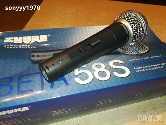 shure sm58 microphone 1101221302, снимка 9 - Микрофони - 35400384