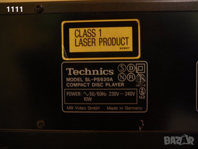 TECHNICS SL-PS620A, снимка 7 - Ресийвъри, усилватели, смесителни пултове - 35325720