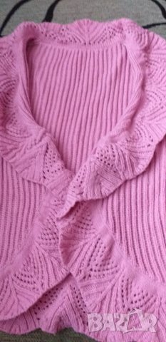 Детска плетена жилетка,  без копчета,  размер 8, снимка 1 - Детски пуловери и жилетки - 26922836