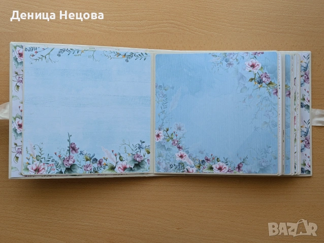 Ръчно изработен албум за моминско парти, подарък за булка, снимка 3 - Подаръци за сватба - 53474911