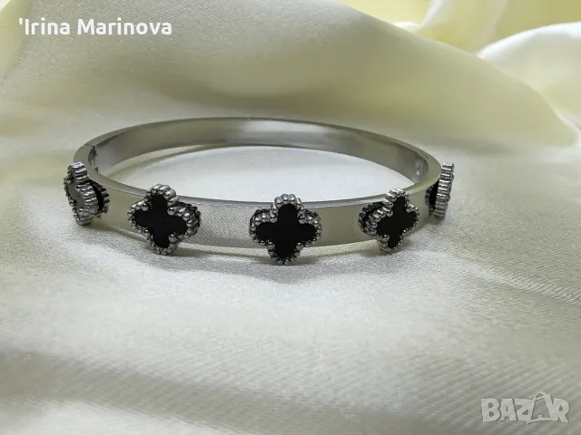 Гривна от медицинска стомана , снимка 2 - Гривни - 49909472