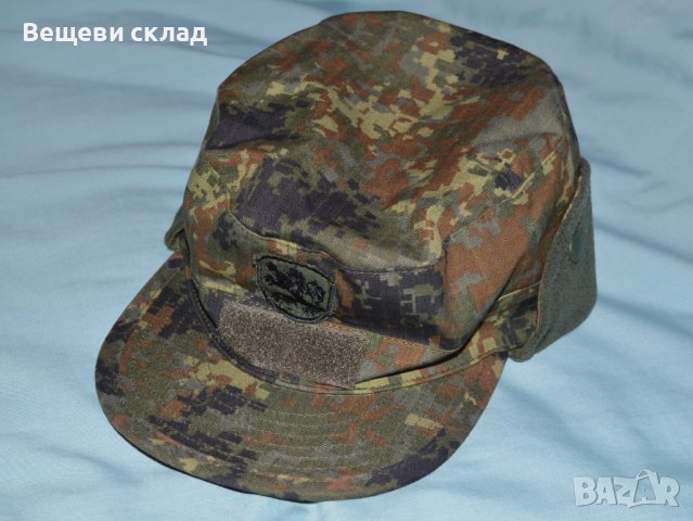 Камуфлажна шапка от зимна пиксел униформа НОВ МОДЕЛ размер 60, снимка 2 - Екипировка - 39653771