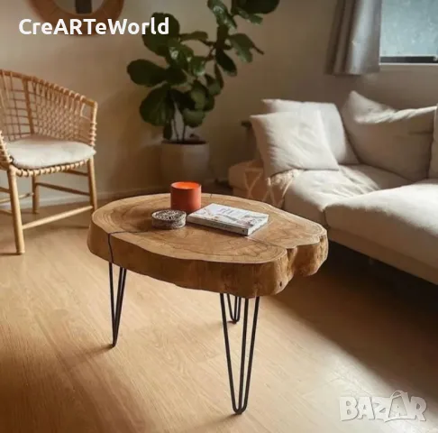 Холна Маса ОРЕХ Масив Уникална , снимка 4 - Маси - 26854023