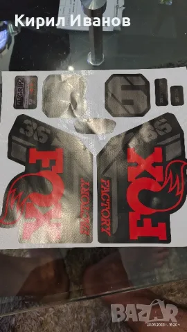 Стикери за вилка FOX 32, FOX 34, FOX 36, FOX 38, снимка 4 - Части за велосипеди - 50367322