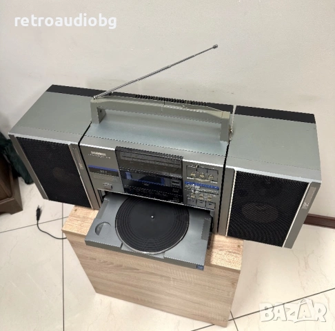 🔉Ретро радиокасетофон с грамофон JVC DC-7🔉, снимка 6 - Радиокасетофони, транзистори - 53225251